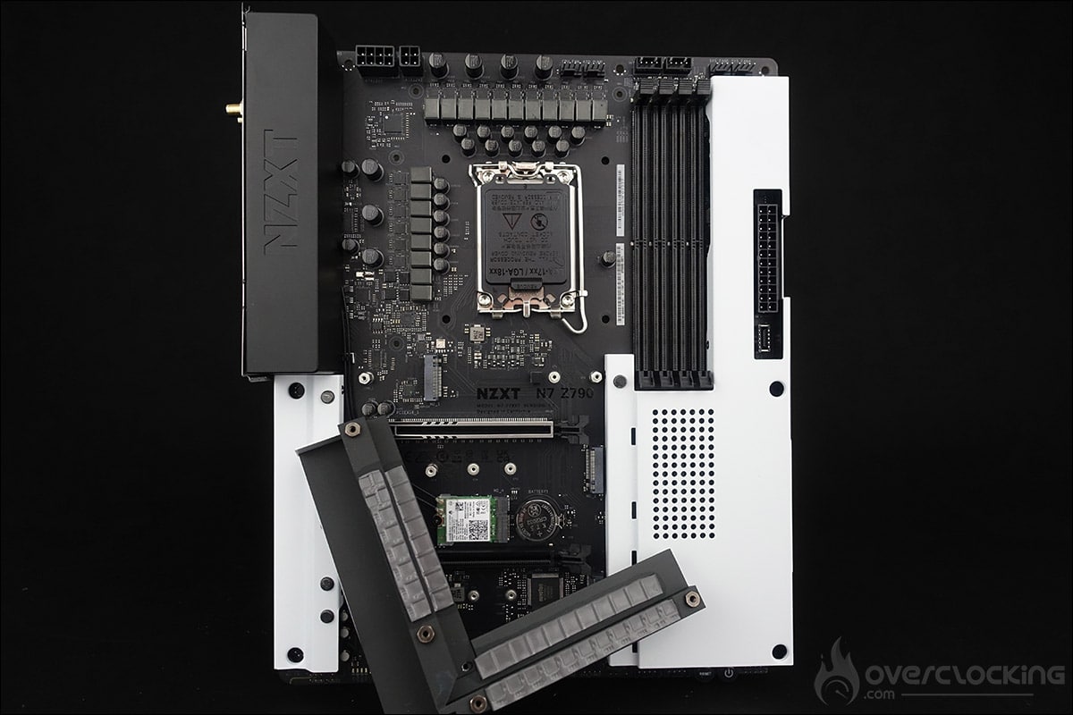 Review: NZXT N7 Z790 - The PCB and connectors: - Overclocking.com