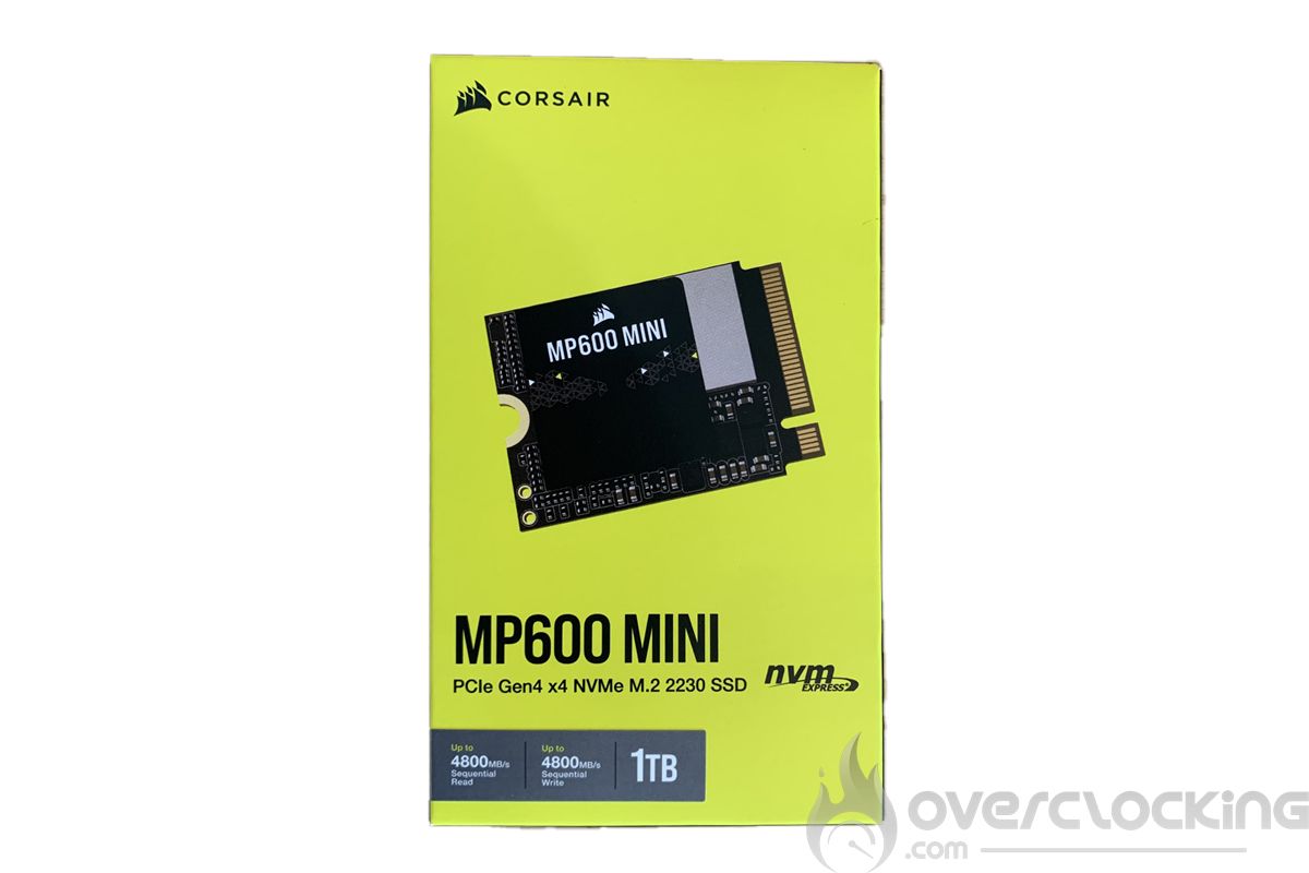Corsair 1TB MP600 Mini front of packaging