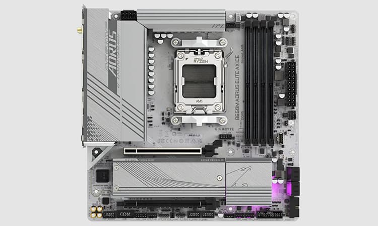 Gigabyte B650M Aorus Elite AX Ice