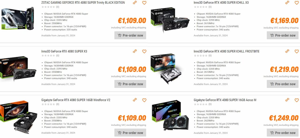 RTX 4080 Super NotebooksBilliger