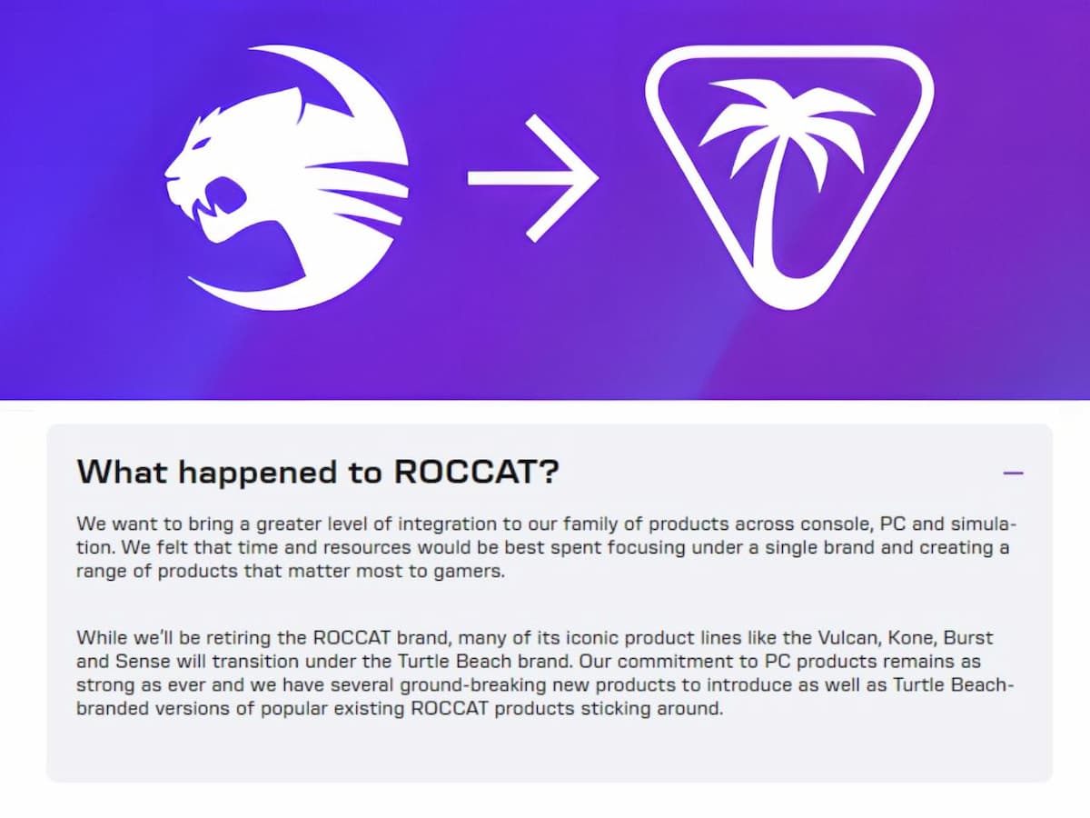 Roccat to Turtle Beach