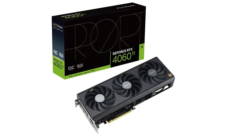 Asus RTX 4060 Ti ProArt 16 Go shows off - Overclocking.com EN
