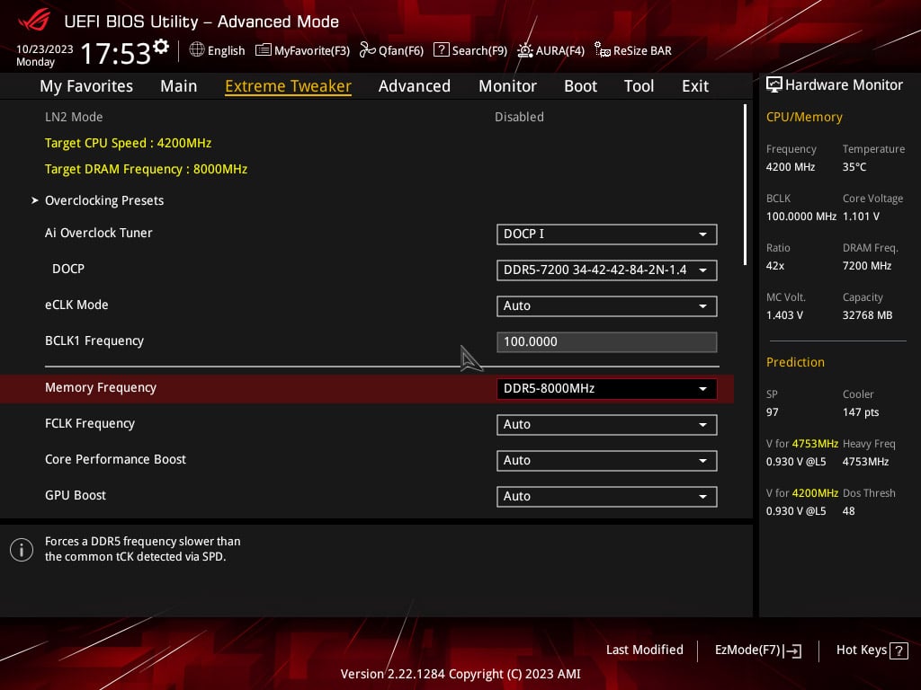 ROG X670E Gene and DDR5 at 8000 MT/s, it's possible - The