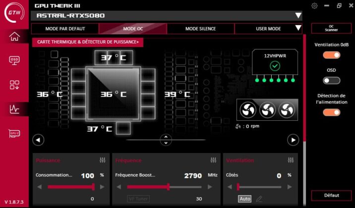 Overclocking via GPU Tweak III with the ROG RTX 5080 ASTRAL - ASUS GPU ...