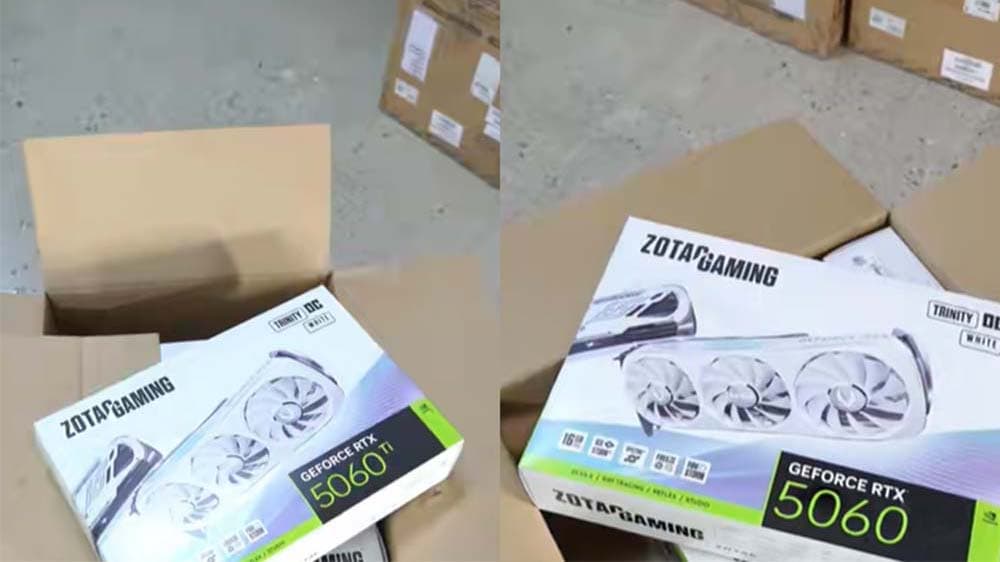Boîte RTX 5060 Ti