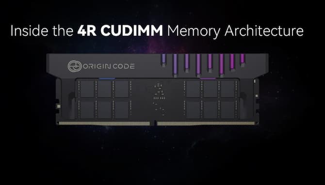 Origin Code, GIGABYTE and Intel join forces to present 4R CUDIMM memory - Overclocking EN