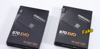 A Review of a fake Samsung 870 Evo SSD! Samsung 870 Evo contrefaçon