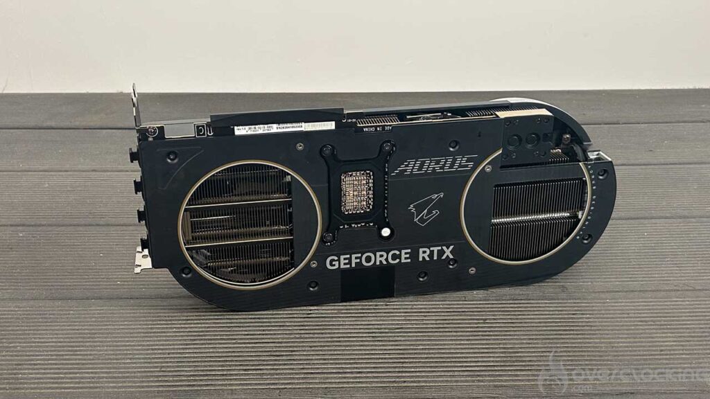 AORUS RTX 5080 Infinity backplate