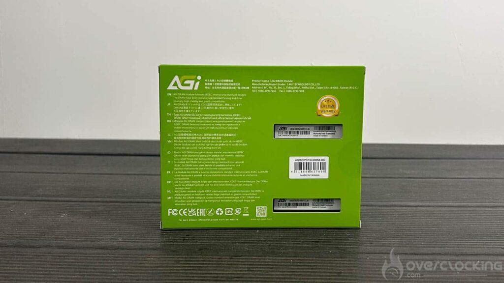 AGI TURBOJET UD858 emballage