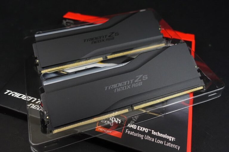 Le kit G.SKILL Trident Z5 NeoX 6 000 MT/s CL36